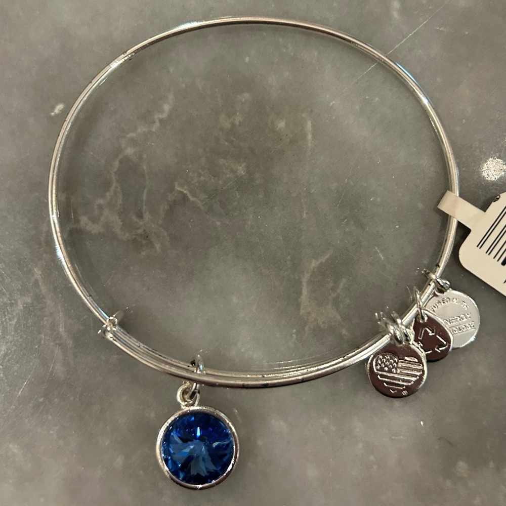 Alex & Ani September Birthstone Charm
Bangle, Sapphire - NWT